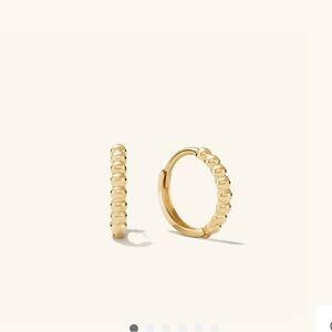 Mejuri-Beaded Huggie Hoops